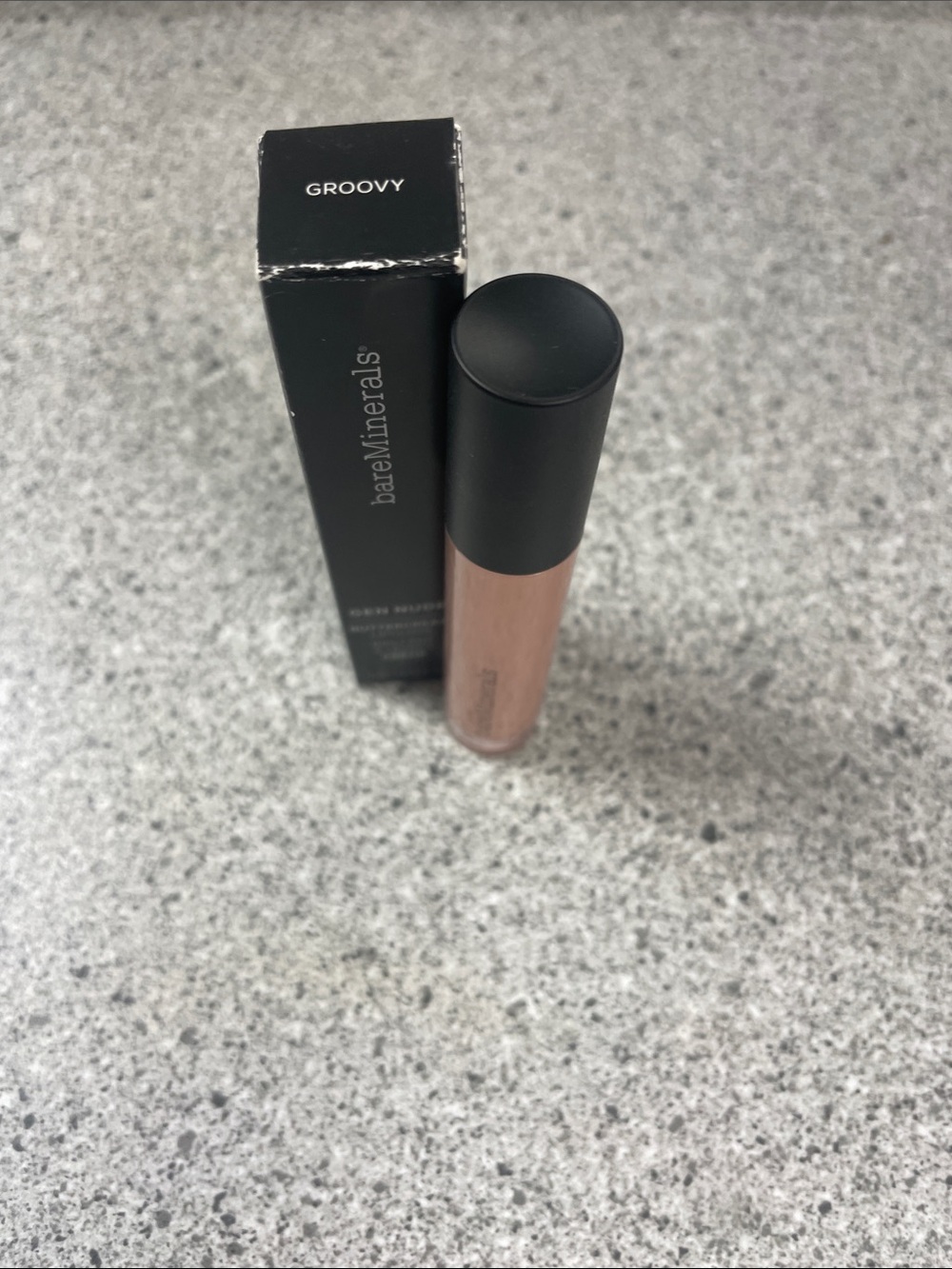 bareMinerals Groovy Liquid Matte Lipstick - Nude Pink Brown